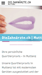 Mobile Screenshot of diezahnaerzte-muttenz.ch